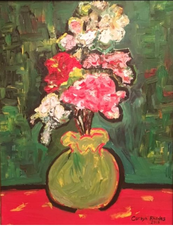 Vase with Flowers (after Van Gogh) Vase with Flowers (after Van Gogh)