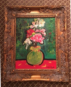 Vase with Flowers Framed