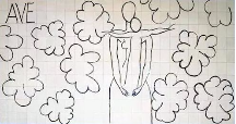 Mural In Rosary Chapel in Vence France by Henri Matisse Mural In Rosary Chapel in Vence France by Henri Matisse